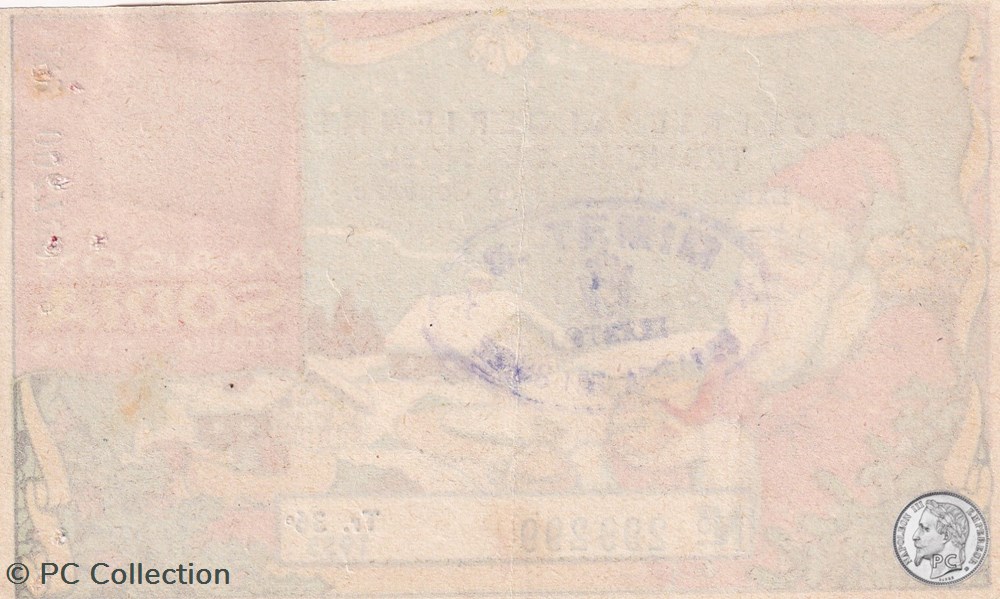 billets afrique loterie algerienne 1 10eme 36etranche 1935