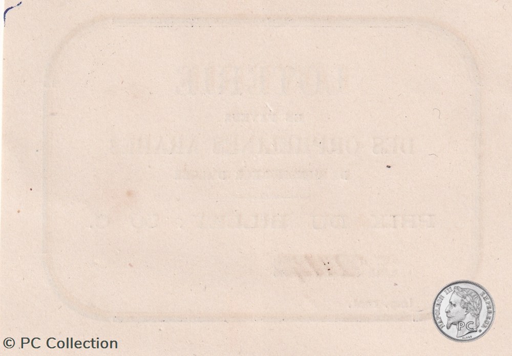 billets afrique algerie billet de loterie en faveur des orphelines arabes 1825 1892