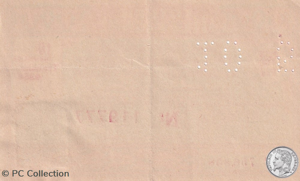 Loterie Algérienne 1/10éme 10éme Tranche 1956 billets afrique loterie algerienne 1 10eme 10eme tranche 1956