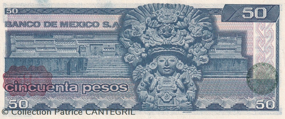 1981 Pick 73 LL 50 Pesos Banco de México S.A. Unc billets amerique du nord mexique 1981 pick 73 ll 50 pesos banco de mexico s a unc