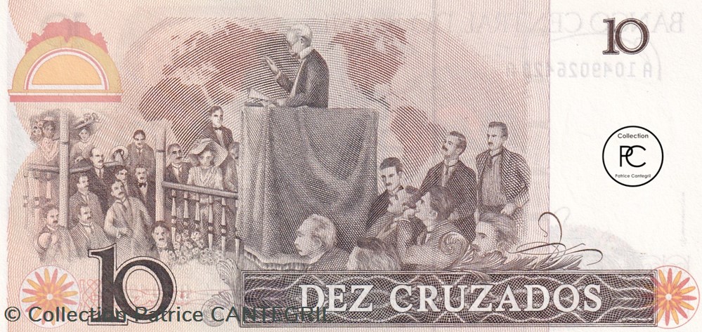1986 Pick209a.1 10 Cruzado brésilien Unc billets amerique du sud 1986 pick209a 1 10 cruzado bresilien unc