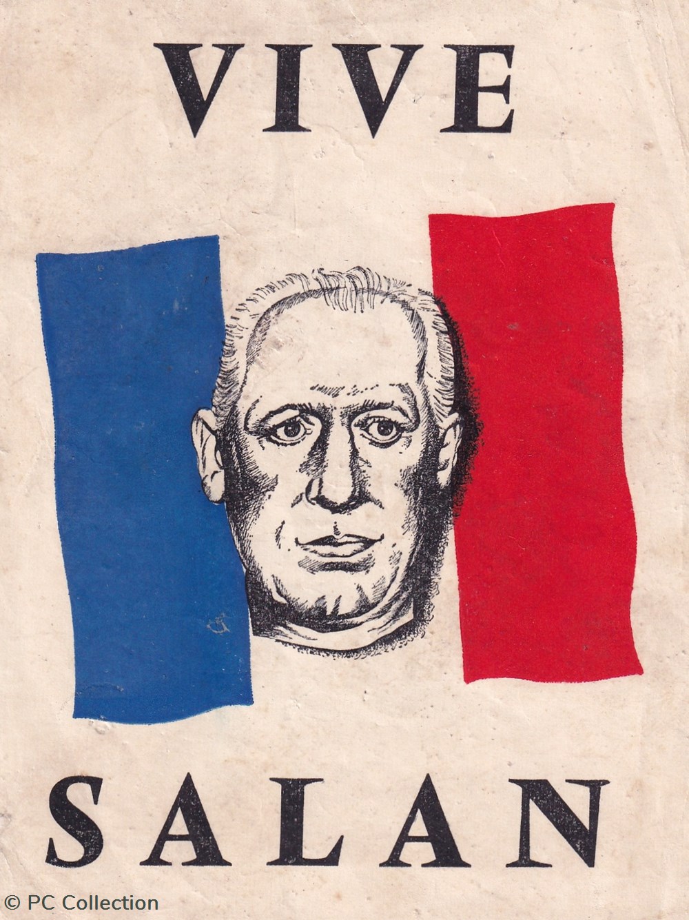 ALGERIE FRANCAISE / OAS / SALAN / TRACT militaria algerie francaise oas salan tract