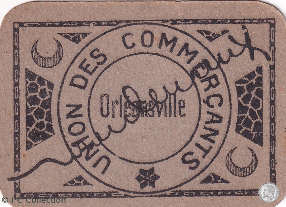 billets afrique algerie orleansville 10 0 05 franc 1916 2