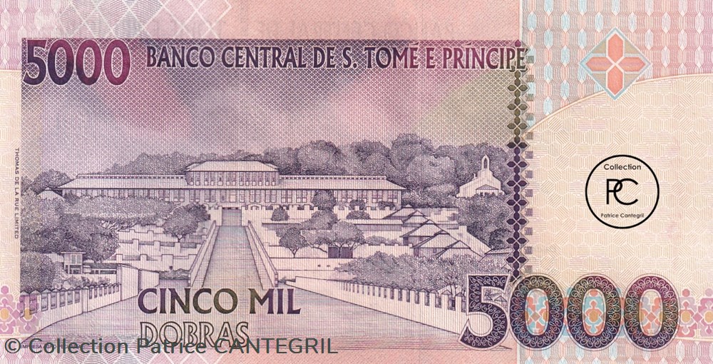 2004 Pick65c 5 000 Db - Dobra santoméen Unc billets afrique sao et principe 2004 pick65c 5 000 db dobra santomeen unc