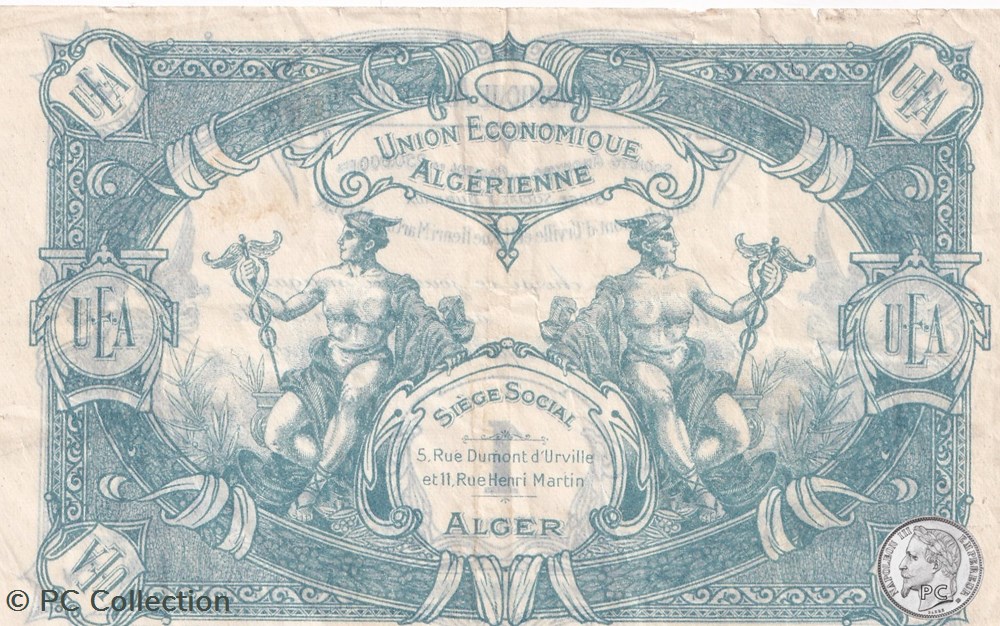 1 Franc Union économique Algérienne billets afrique 1 franc union economique algerienne