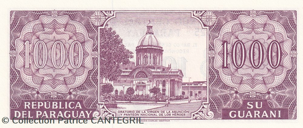 1.000 Guaraníes Banco Central del Paraguay 2002 Unc Pick 221 billets amerique du sud 1 000 guaranies banco central del paraguay 2002 unc pick 221