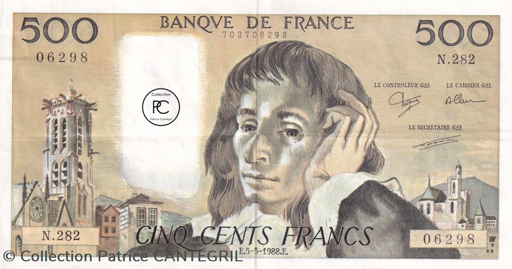 billets europe france 1988 282 pick156g 2 500 franc francais sup