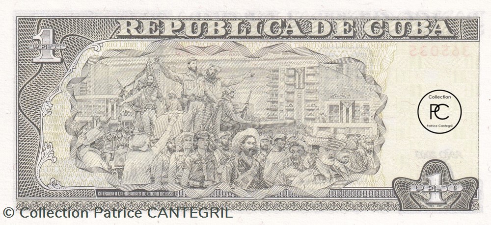 2003 Pick125 1 $MN - Peso cubain Unc billets amerique centrale et caraibes 2003 pick125 1 mn peso cubain unc