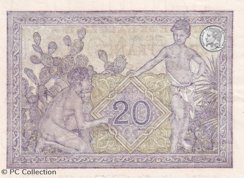 1944 Pick-92b.1 20 Franc algérien Spl (aunc) billets afrique 1944 pick 92b 1 20 franc algerien spl aunc