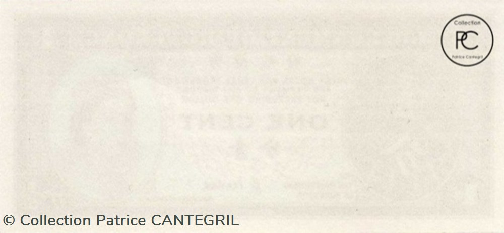 1992 Pick325e 1 仙 - Cent de Hong Kong Unc billets asie 1992 pick325e 1 cent de hong kong unc