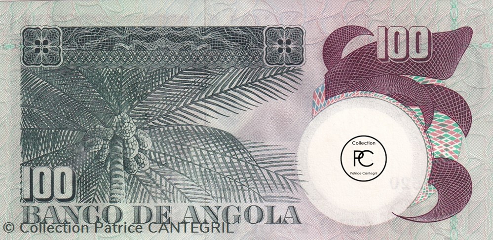 1973 Pick106 100 Escudo angolais Unc billets afrique 1973 pick106 100 escudo angolais unc