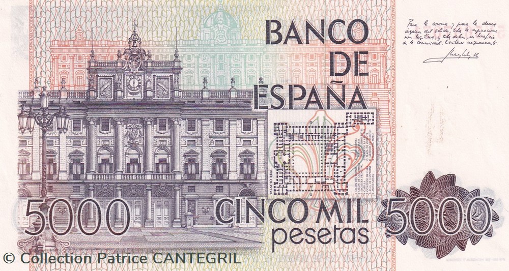 1979 Pick 160 5.000 Pesetas Banco de España Unc billets europe espagne 1979 pick 160 5 000 pesetas banco de espana unc