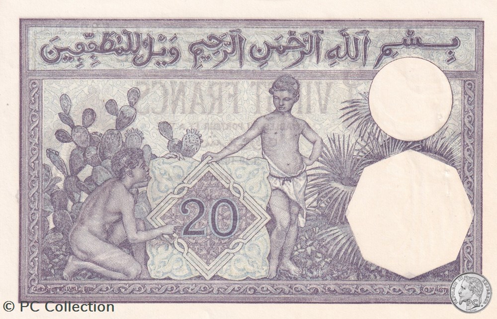 1928 Pick78b 20 Franc algérien 782 Spl billets afrique 1928 pick78b 20 franc algerien 782 spl