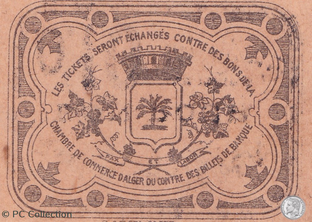 billets afrique algerie medea 1 0 10 franc beige