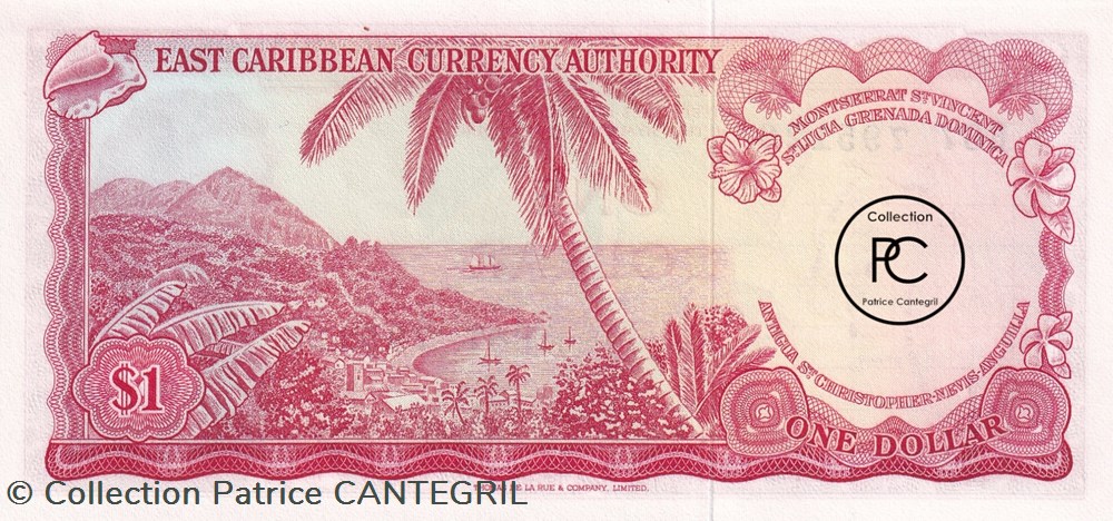 1965 Pick13f.1 1 EC$ - Dollar des Caraïbes orientales Unc billets amerique centrale et 1965 pick13f 1 1 ec dollar des caraibes orientales unc