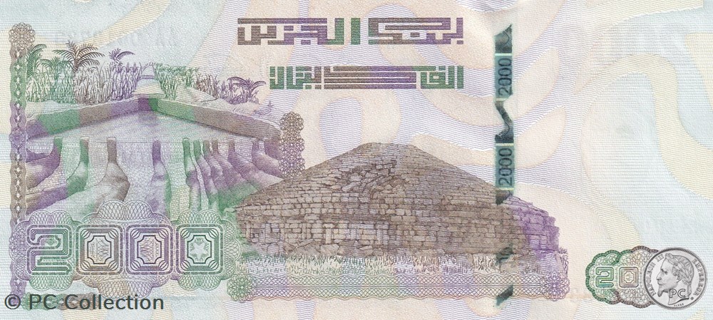 2020 Pick147-1 AA 0013733 2 000 د.ج - Dinar algérien Unc (29) billets afrique 2020 pick147 1 aa 0013733 2 000 dinar algerien unc 29