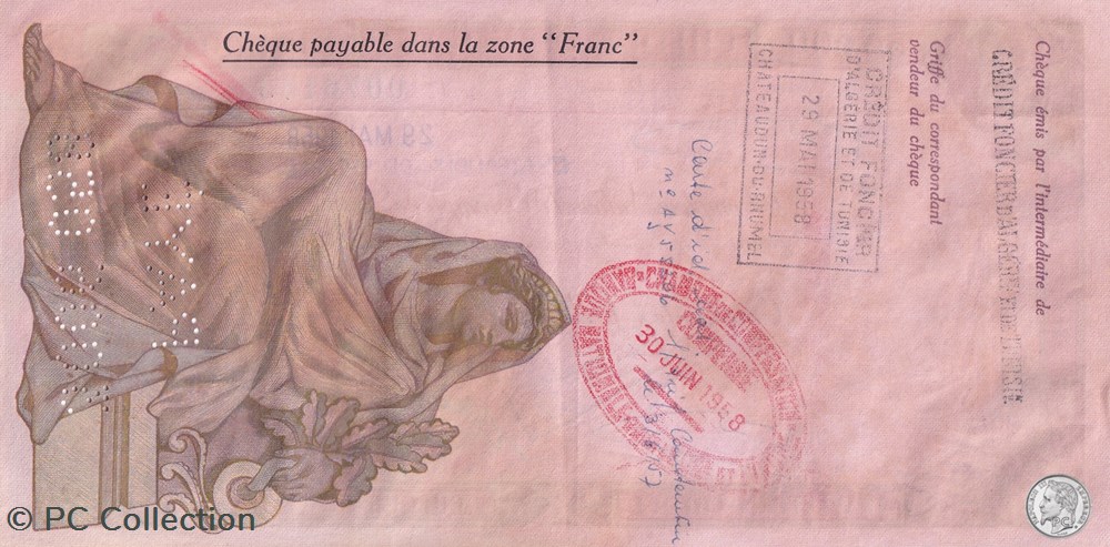 Algérie - Châteaudun-du-Rhumel - 50'000 francs - 1958 - Etat : SUP billets afrique algerie chateaudun du rhumel 50 000 francs 1958 etat sup
