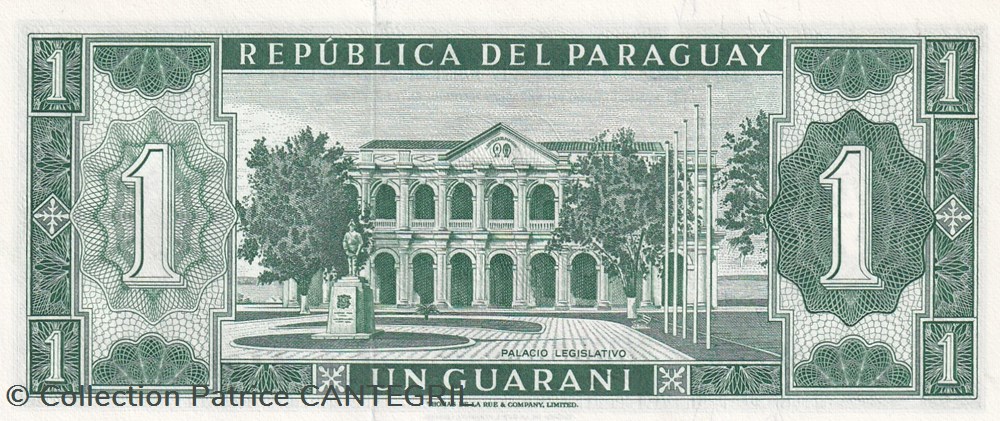 1 Guaraní Banco Central del Paraguay L. 25.03.1952 (1963) Unc Pick 193a(2) billets amerique du sud 1 guarani banco central del paraguay l 25 03 1952 1963 unc pick 193a 2