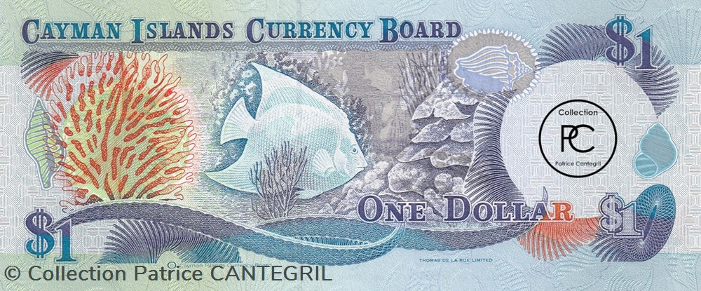 1996 Pick16a B1 1 $ - Dollar des Îles Caïmans Unc billets amerique centrale et caraibes 1996 pick16a b1 1 dollar des iles caimans unc