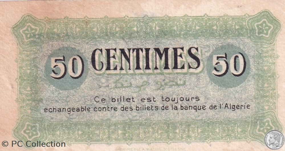 140-2- 1/5/1915 Constantine 1 Franc Cdc Séries A billets afrique algerie 140 2 1 5 1915 constantine 1 franc cdc series a