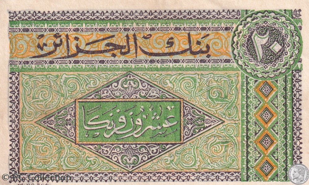 1948 Pick22a 20 Franc algérien 4-6-1948 Sup billets afrique 1948 pick22a 20 franc algerien 4 6 1948 sup