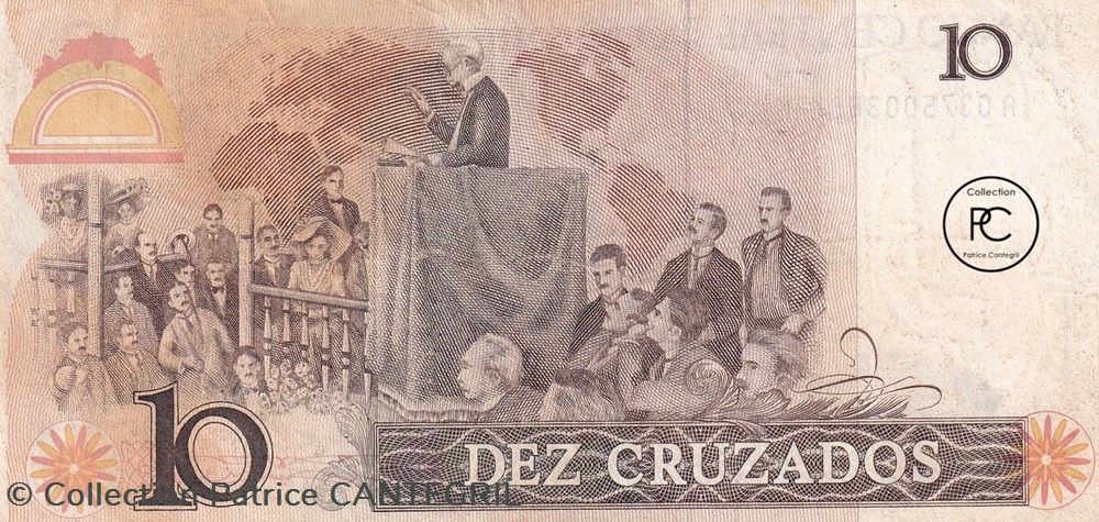 1984 Pick203a 10 000 Cruzeiro brésilien Spl billets amerique du sud 1984 pick203a 10 000 cruzeiro bresilien spl