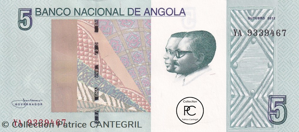 2012 Pick151 Aa 5 Kz - Kwanza angolais Unc billets afrique 2012 pick151 aa 5 kz kwanza angolais unc