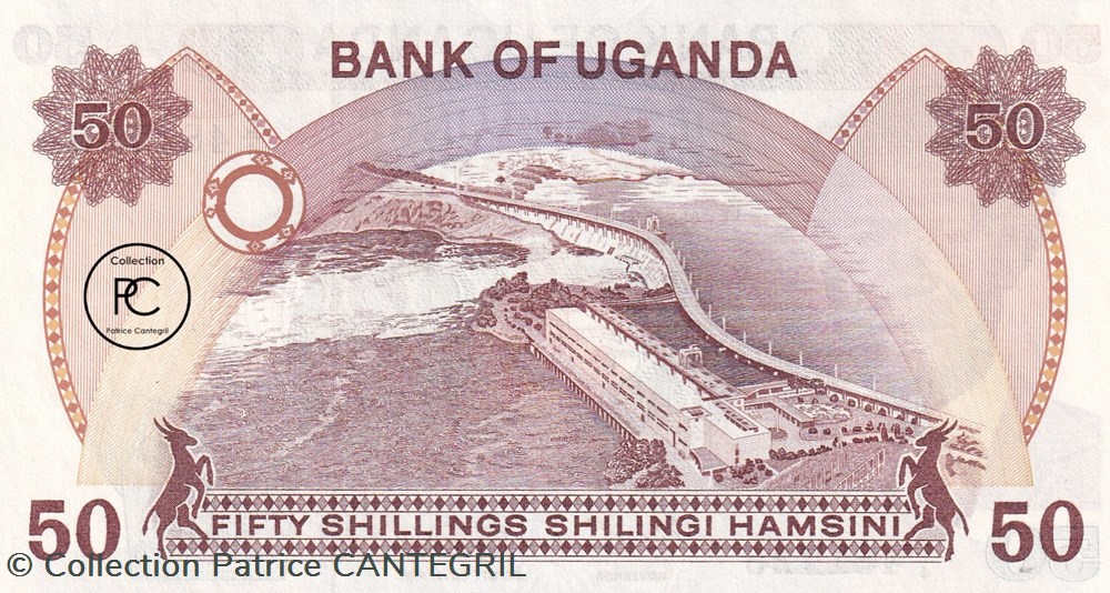 billets afrique 1985 pick20 50 sh shilling ougandais 2