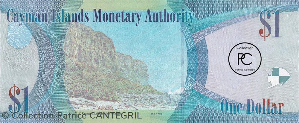 2010 Pick38c D3 1 $ - Dollar des Îles Caïmans Unc billets amerique centrale et caraibes 2010 pick38c d3 1 dollar des iles caimans unc