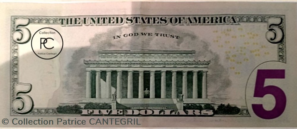 2013 Pick539Lr 5 $ - Dollar des États-Unis Sup billets amerique du nord 2013 pick539lr 5 dollar des etats unis sup