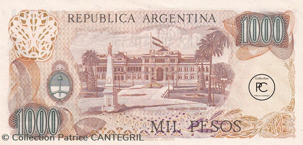 1981 Pick304c.3 1 000 $L - Peso ley argentin Unc billets amerique du sud argentine 1981 pick304c 3 1 000 l peso ley argentin unc