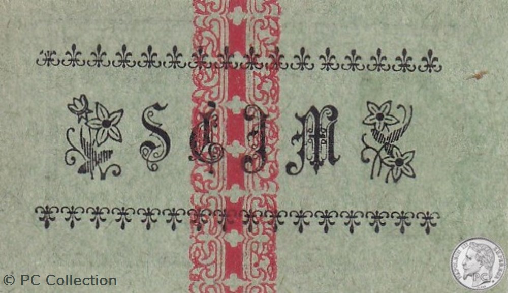 billets afrique algerie mostaganem 5 1916 10 centimes vert 1