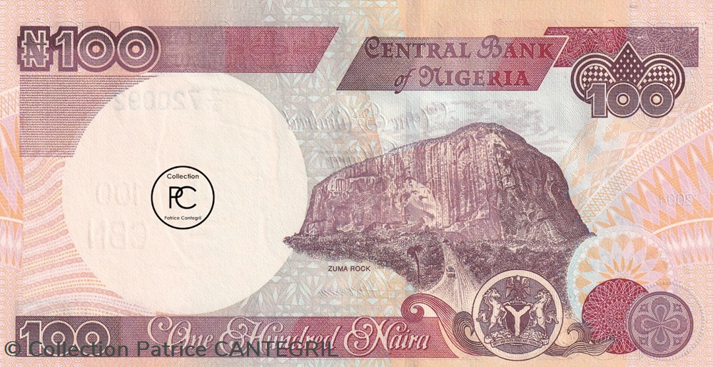 2004 Pick28d 100 ₦ - Naira nigérien Unc billets afrique nigeria 2004 pick28d 100 naira nigerien unc