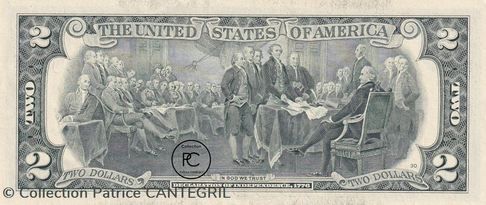 2003 Pick 516b 2 $ - Dollar des États-Unis Unc billets amerique du nord 2003 pick 516b 2 dollar des etats unis unc