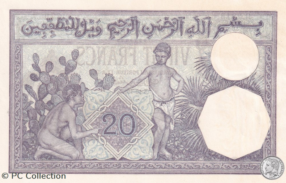 1928 Pick78b 20 Franc algérien 779 Spl billets afrique 1928 pick78b 20 franc algerien 779 spl