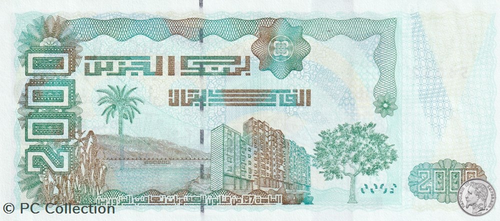 2011 Pick144c 2 000 د.ج - Dinar algérien Unc (17) billets afrique 2011 pick144c 2 000 dinar algerien unc 17