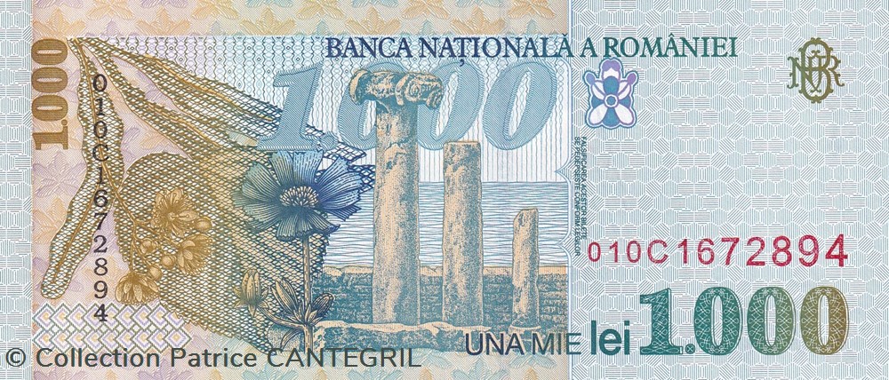 1.000 Lei Banca Naţională a României 1998 Unc Pick 106(1) billets europe roumanie 1 000 lei banca nationala a romaniei 1998 unc pick 106 1