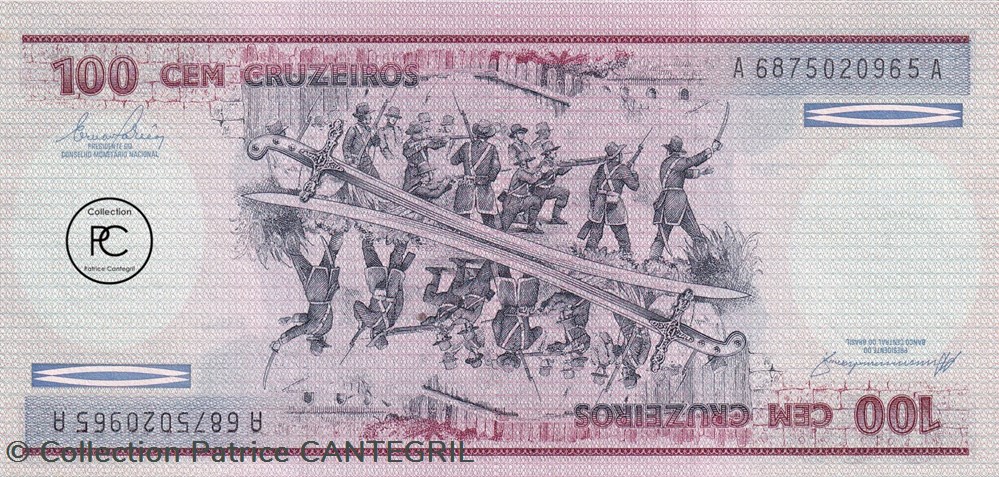 1984 Pick198b 100 Cruzeiro brésilien Unc billets amerique du sud 1984 pick198b 100 cruzeiro bresilien unc