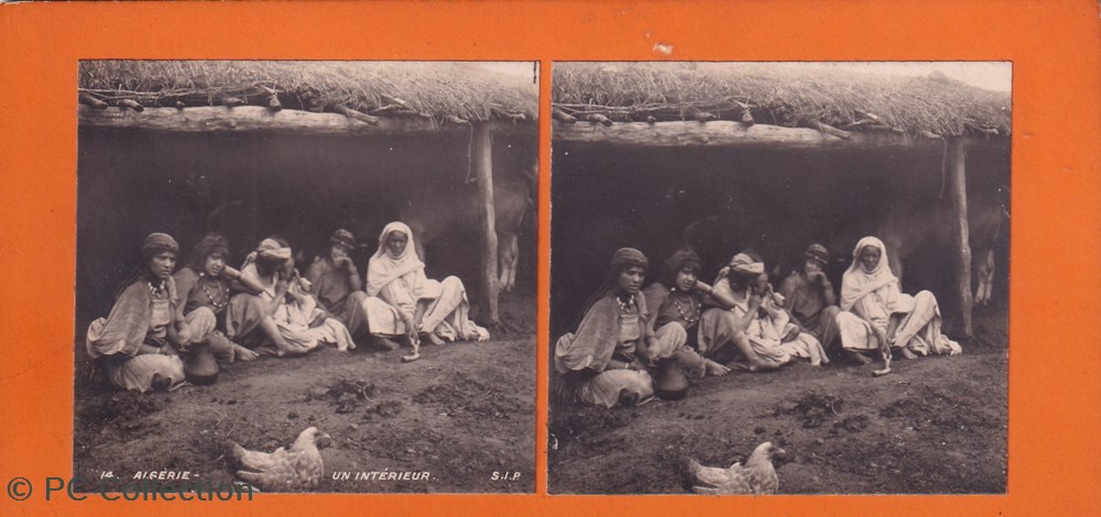 14-Algérie un intérieur documents anciens chromos images 14 algerie un interieur