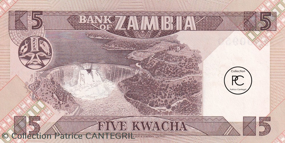 1984 Pick25c 5 ZK - Kwacha zambien Unc billets afrique 1984 pick25c 5 zk kwacha zambien unc