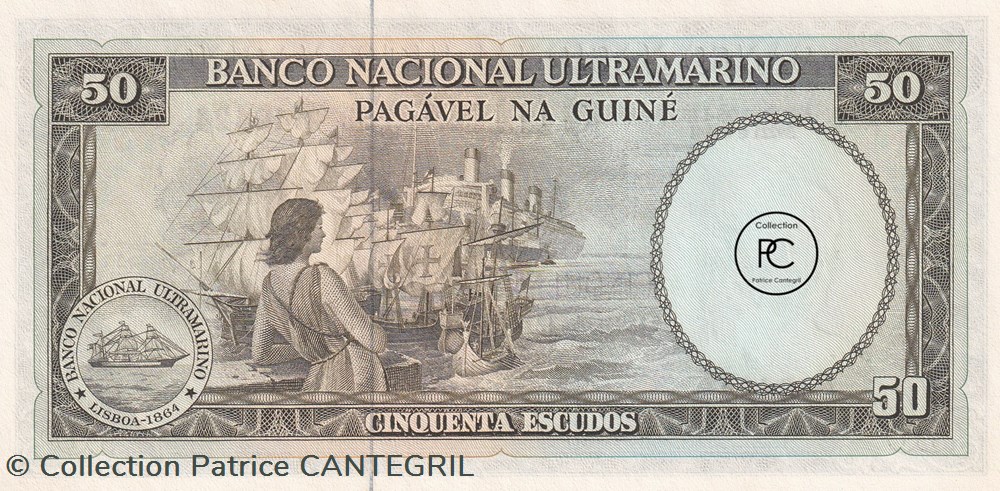 1971 Pick44a.1 50 Escudo de Guinée portugaise Unc billets afrique 1971 pick44a 1 50 escudo de guinee portugaise unc