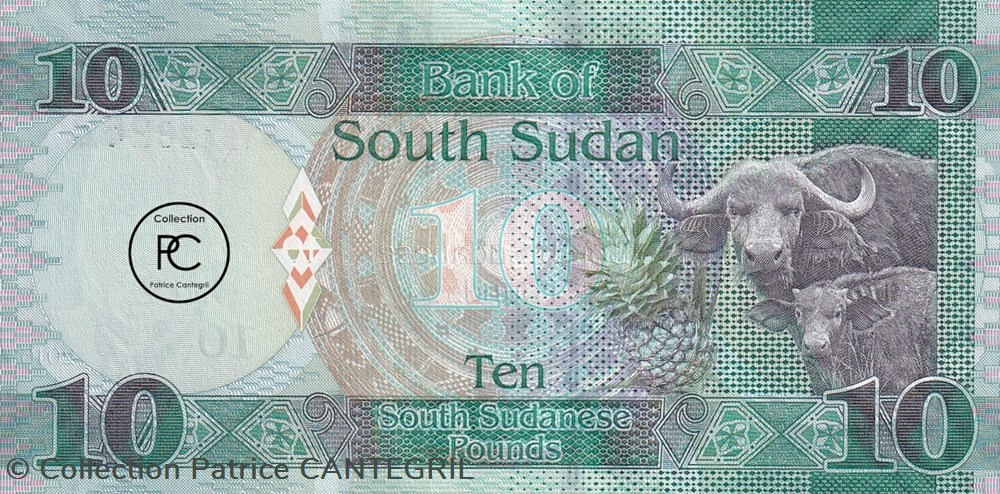 2016 Pick12b 10 £ - Livre sud-soudanaise Unc billets afrique 2016 pick12b 10 livre sud soudanaise unc