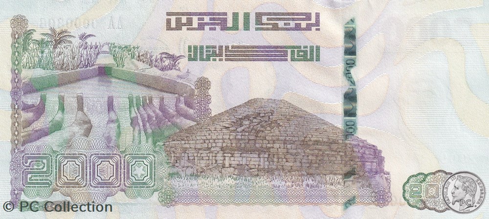 2020 Pick147-1 N° 306 2 000 د.ج - Dinar algérien Très Rare Unc (2) billets afrique 2020 pick147 1 n 306 2 000 dinar algerien tres rare unc 2