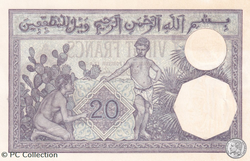 1928 Pick78b 20 Franc algérien 773 Spl billets afrique 1928 pick78b 20 franc algerien 773 spl