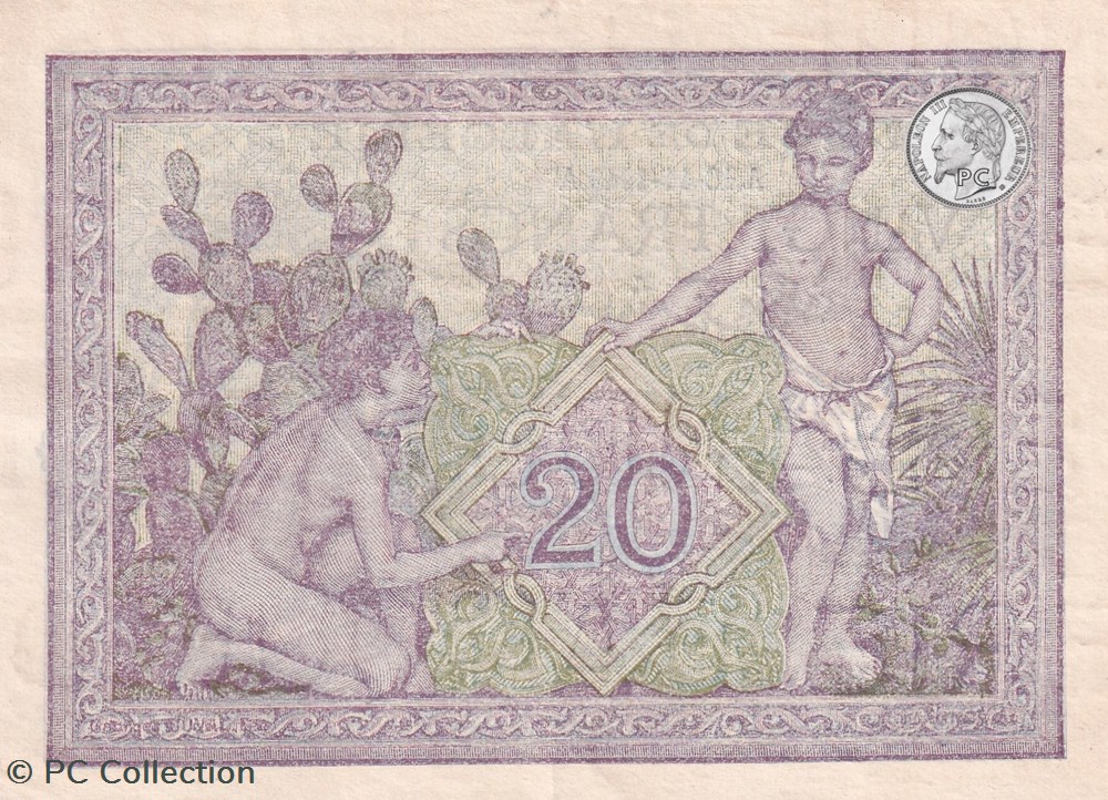 1943 Pick-92a 075 20 Franc algérien Spl billets afrique 1943 pick 92a 075 20 franc algerien spl