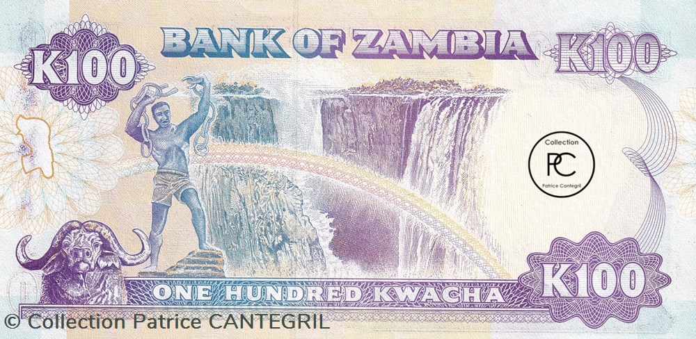1991 Pick34a 100 ZK - Kwacha zambien Unc billets afrique 1991 pick34a 100 zk kwacha zambien unc