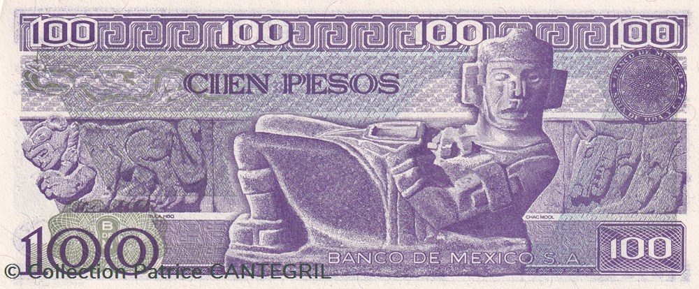1982 Pick 74c 100 Pesos Banco de México S.A Unc billets amerique du nord mexique 1982 pick 74c 100 pesos banco de mexico s a unc