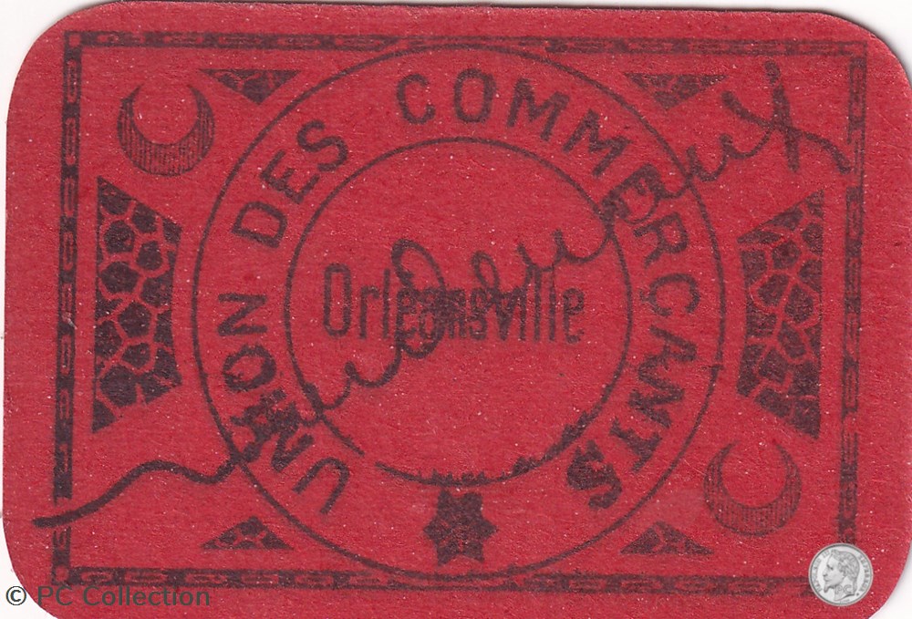 ORLEANSVILLE -11- 0,10 franc - 1916 billets afrique algerie orleansville 11 0 10 franc 1916