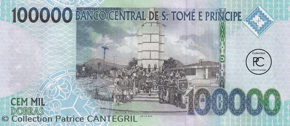 2013 Pick69c 100 000 Db - Dobra santoméen Unc billets afrique sao et principe 2013 pick69c 100 000 db dobra santomeen unc