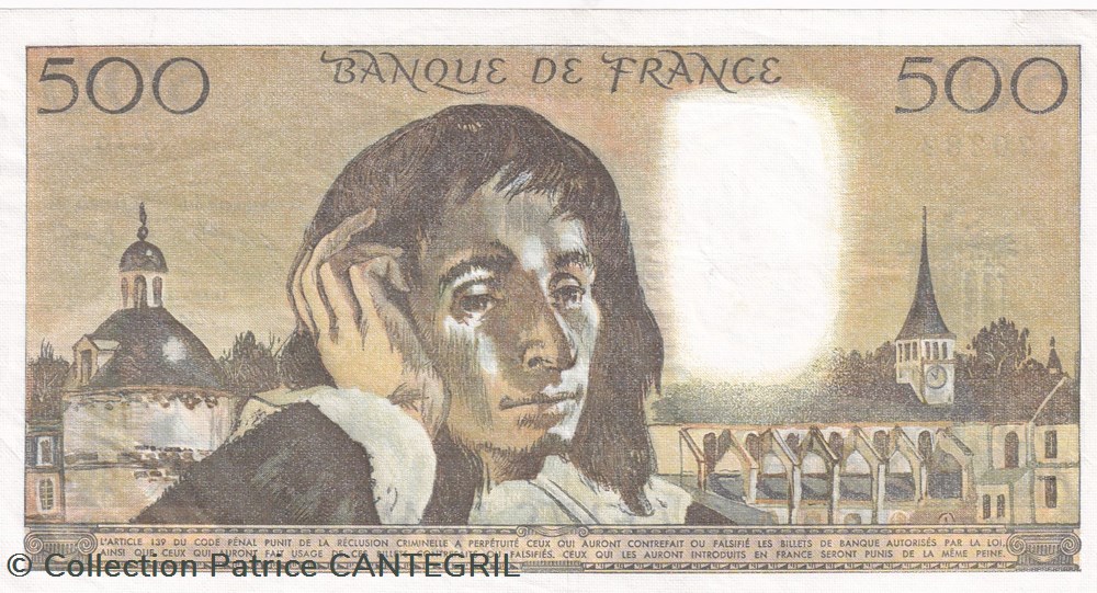 500 Francs Pascal 3.11.1977 Z.76 SPL billets europe france 500 francs pascal 3 11 1977 z 76 spl